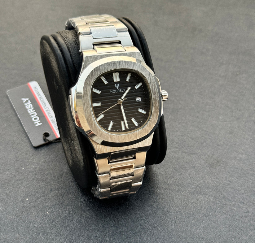 Patek Philippe Luxury Stainless Steel Watch – Premium Black Dial